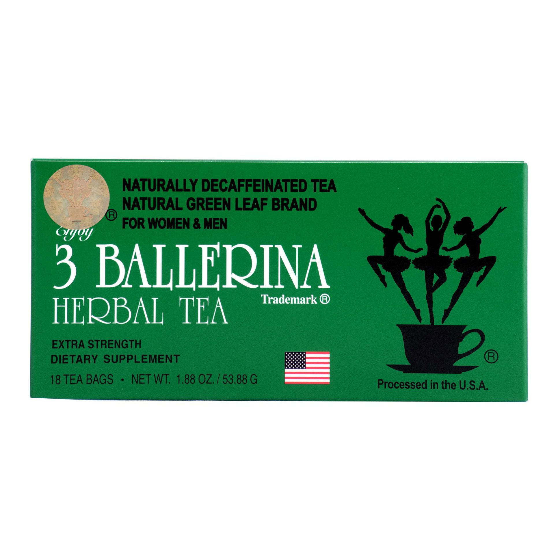3 Ballerina Extra Strength (18 Tea Bags)