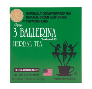 1 Pack- 3 Ballerina Regular Strength (30 Tea Bags)