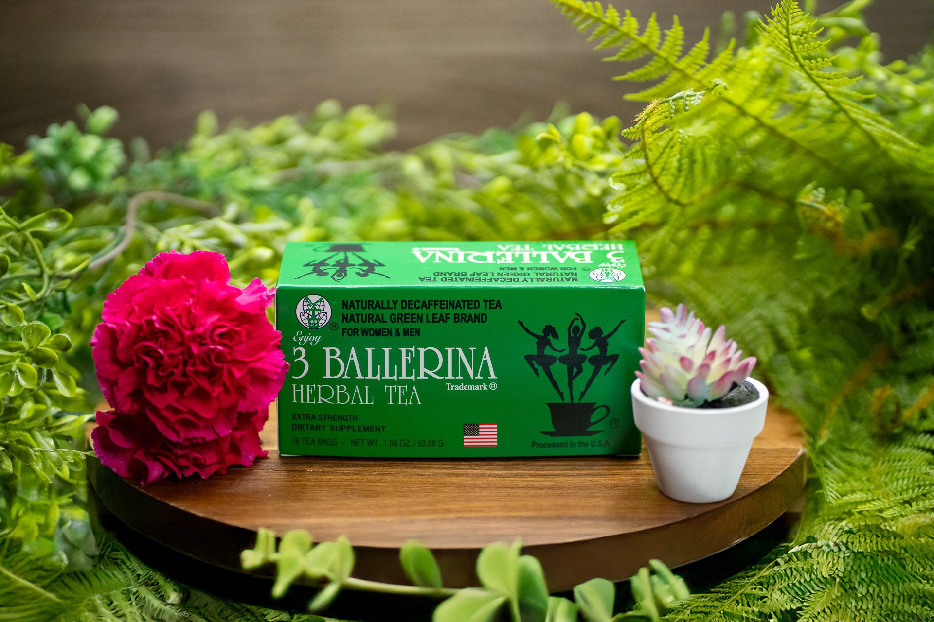 1 Pack- 3 Ballerina Extra Strength (18 Tea Bags)