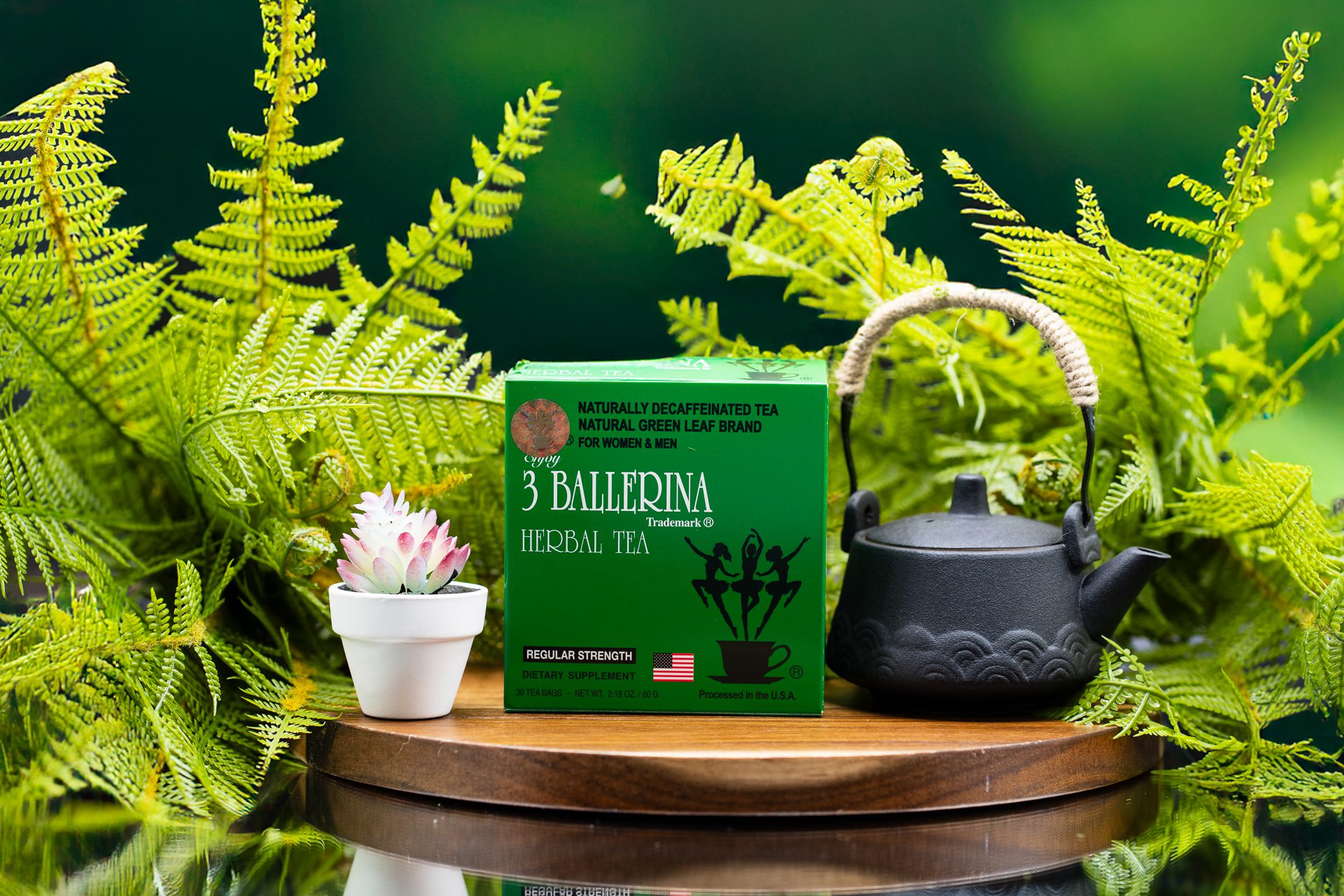 1 Pack- 3 Ballerina Regular Strength (30 Tea Bags)