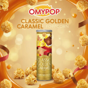 OMYPOP POPCORN - GOLDEN CARAMEL